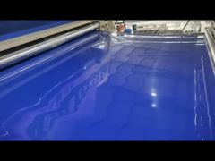 Niebieska geomembrana HDPE do wyciągania rudy metodą ługowania hałdowego i zapór osadowych