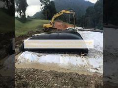 Czarne/PIASKOWE Geotkaniny Odwadniające Rury Wytrzymałość na Rozciąganie 200/200kN dla Doskonałej Wydajności Odwadniania