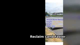 Rury do odwadniania geotekstyliów do rekultywacji