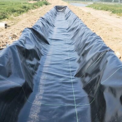 Wyściółka kanału irygacyjnego Wyściółka z geomembrany HDPE do kanałów oszczędzających wodę