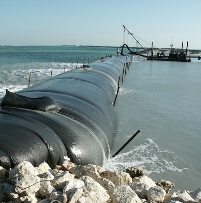 Lekkie C12.6L25 Doskonała odporność na promieniowanie UV Geotextile Dewatering Tubes For Dewatering