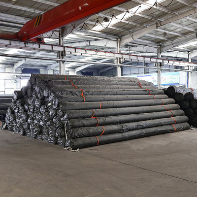 Tensile Strength ≥15MPa HDPE Geomembrane Liner Smooth Surface Carbon Black Content 2.0-3.0 Percent Durable Waterproof Material
