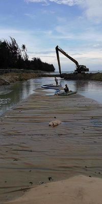 12.6m KURFERENCJA WYWOZNANIA KASOW do odzyskiwania piasku z tamy Cofferdam i odzyskiwania gruntów