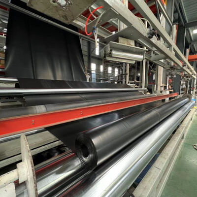 0.5mm HDPE Geomembrane Liner Smooth High Tensile Nieprzepuszczalny dla zapór i zbiornika