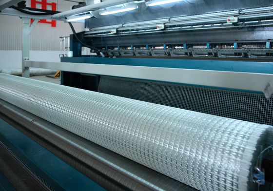120kn PET Geogrid Warp Dzianie Wzmocnienie zbocza Powłoka poliestrowa PVC