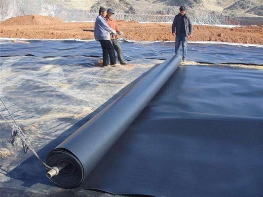 Czarna antystarzeniowa wkładka z geomembrany EPDM PVC 1 mm wkładka do stawu rybnego