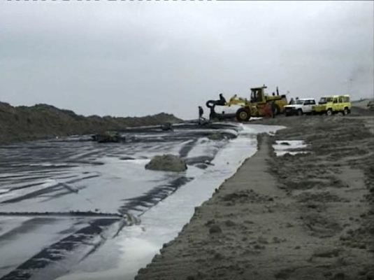 Lekkie C12.6L25 Doskonała odporność na promieniowanie UV Geotextile Dewatering Tubes For Dewatering