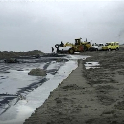 Odwadniająca rura z geowłókniny Geobag PP PET Geotube do filtra mułu Filtr piaskowy Coastal Berm