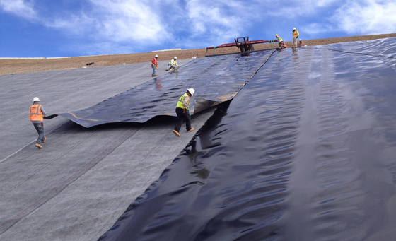 0,2 mm PVC Geomembrana Liner Dach Składowisko Basen Staw HDPE Dam Liner